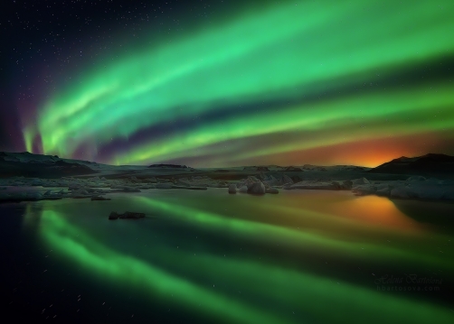 FLAMES OF JOKULSARLÓN (Iceland)