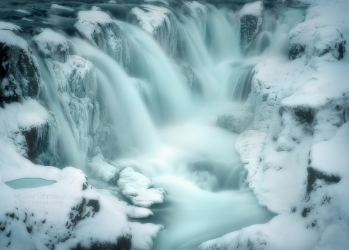 FROZEN KOLUFOSSAR (Iceland)