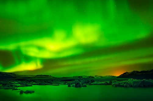 GREEN HOUR (Jokulsarlón, Island)