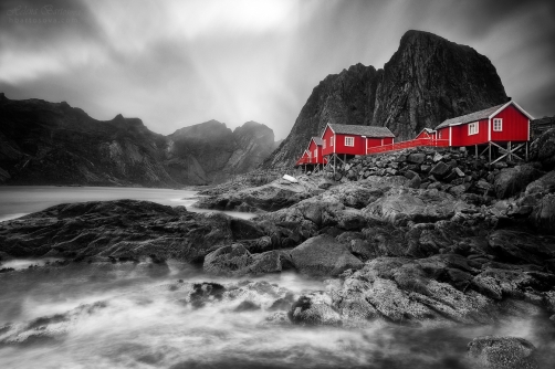 MONOCHROME AND RED (Hamnøya, Norway)