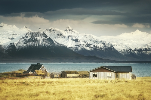 PODZIM POD LEDOVCEM (Kirkjufell)