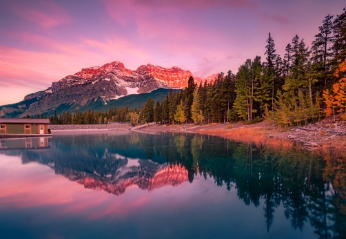 RANNÍ ODRAZ (Banff, Kanada)