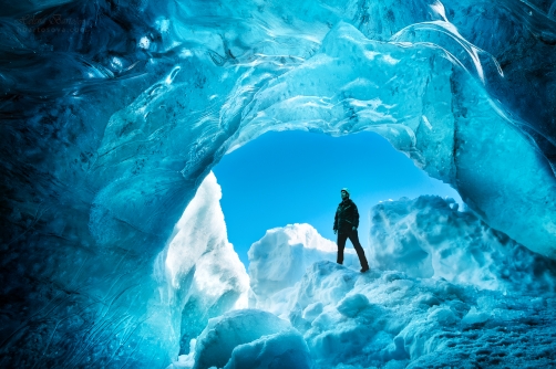 V LEDOVCOVÉ JESKYNI (Vatnajökull)