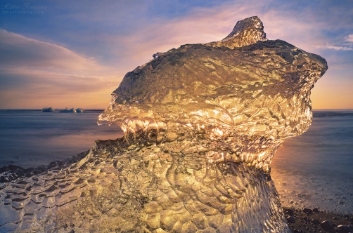 ZMRZLÝ DINOSAURUS (Island, Jokulsarlón)